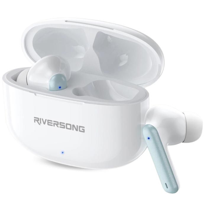 Ecouteurs sans fil - RIVERSONG - Airfly L8 - Son stéréo HD - Annulation de bruit - Bluetooth 5.3