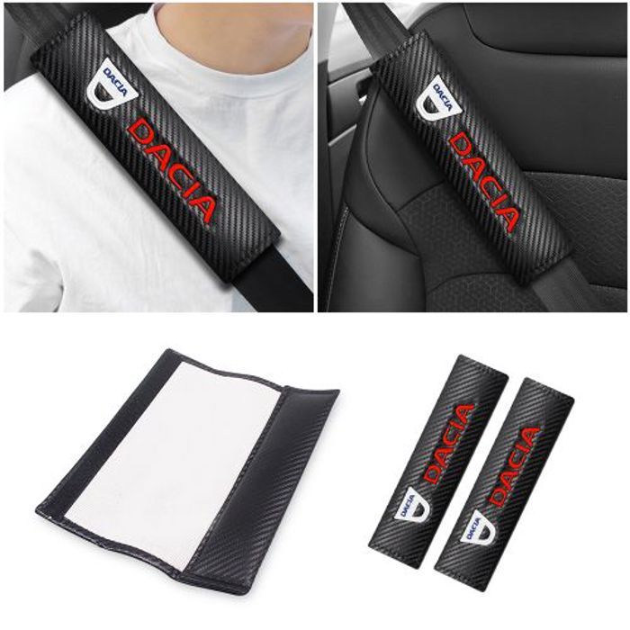 2 Couvre Ceinture de sécurité Avec Logo Dacia décoration de voiture