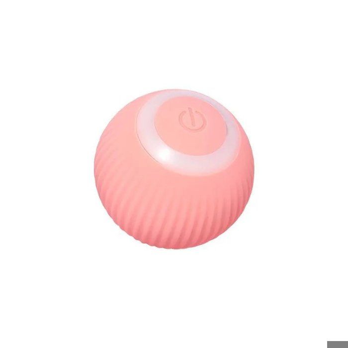 Balle interactive - Intello - Cat Rose - Couleur rose - Stimule l'instinct de chasse - Robuste et sûre