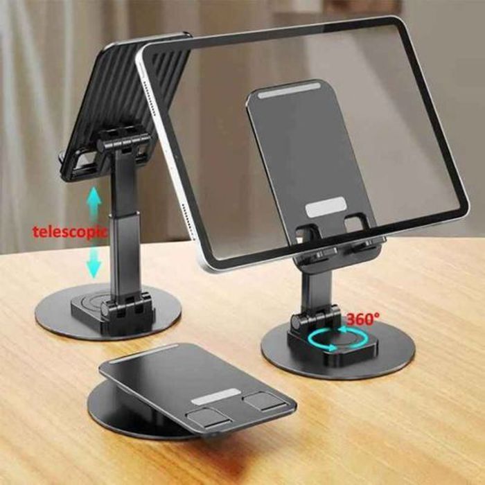 Ck Support De Téléphone De Bureau Pliable Et Rotatif À 360°