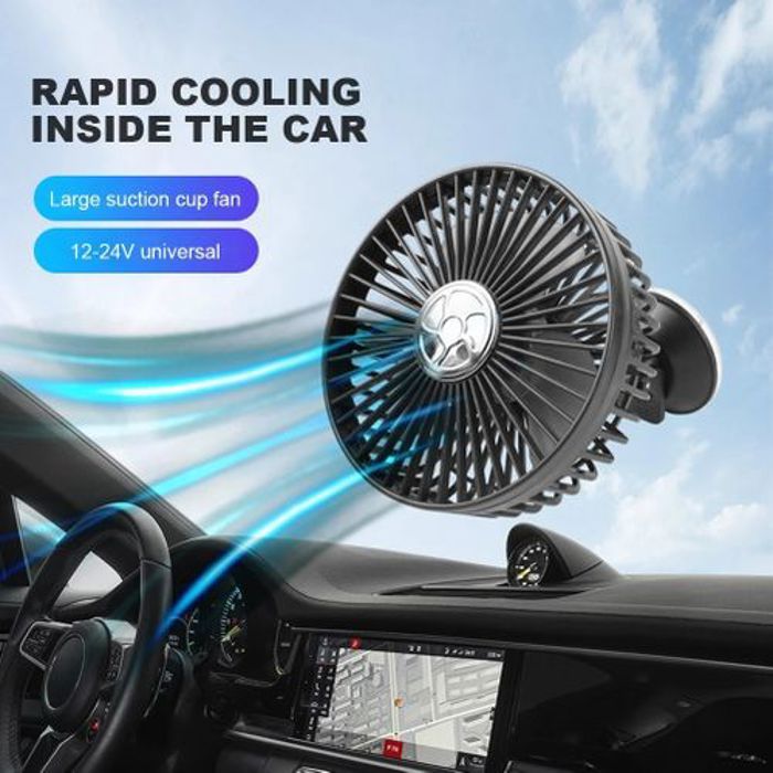 Mini ventilateur à clip pour voiture Rafraîchissement en déplacement