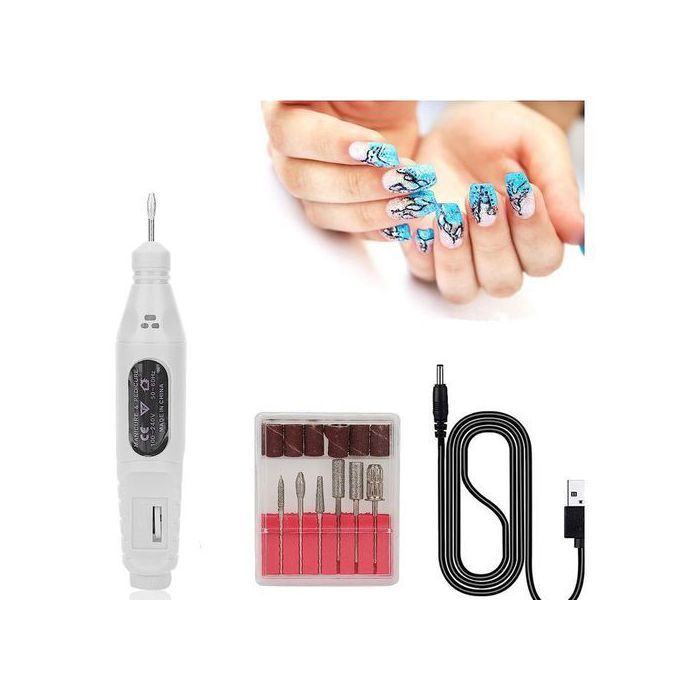 Ensemble de perceuse à ongles électrique, machine à manucure et pédicure