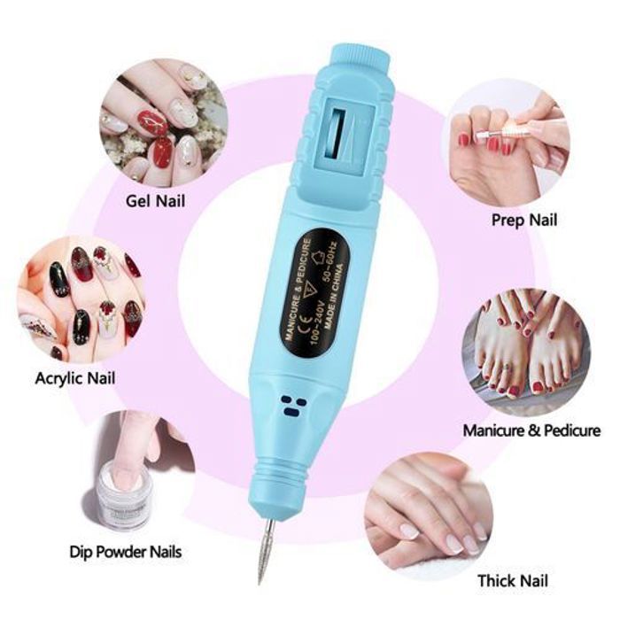 Machine à manucure et pédicure,Ensemble de perceuse à ongles électrique