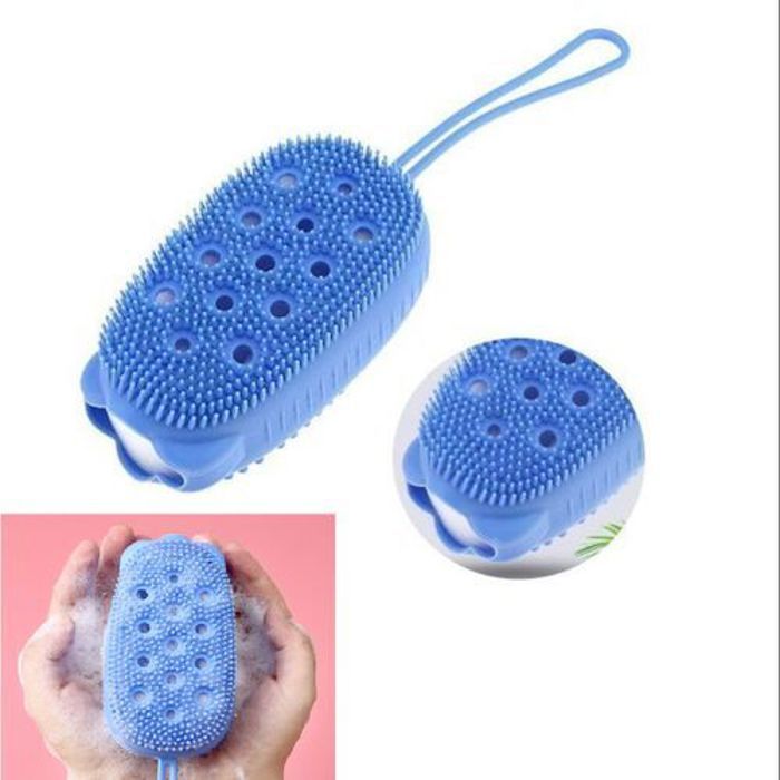 Brosse de bain en Silicone souple pour une expérience moussante et nettoyante