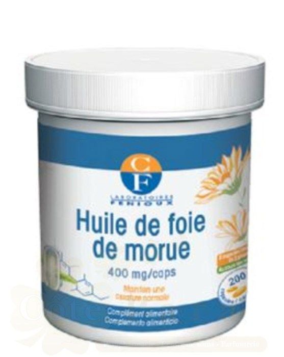 Fenioux Huile de Foie de Morue 400mg 50 Capsules