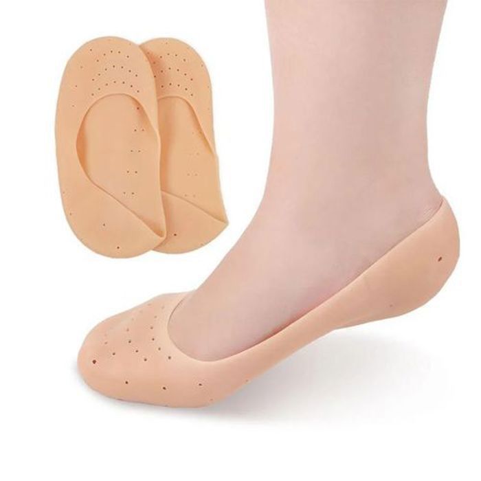 Chaussettes de soleil hydratantes en silicone souple pour les soins des pieds