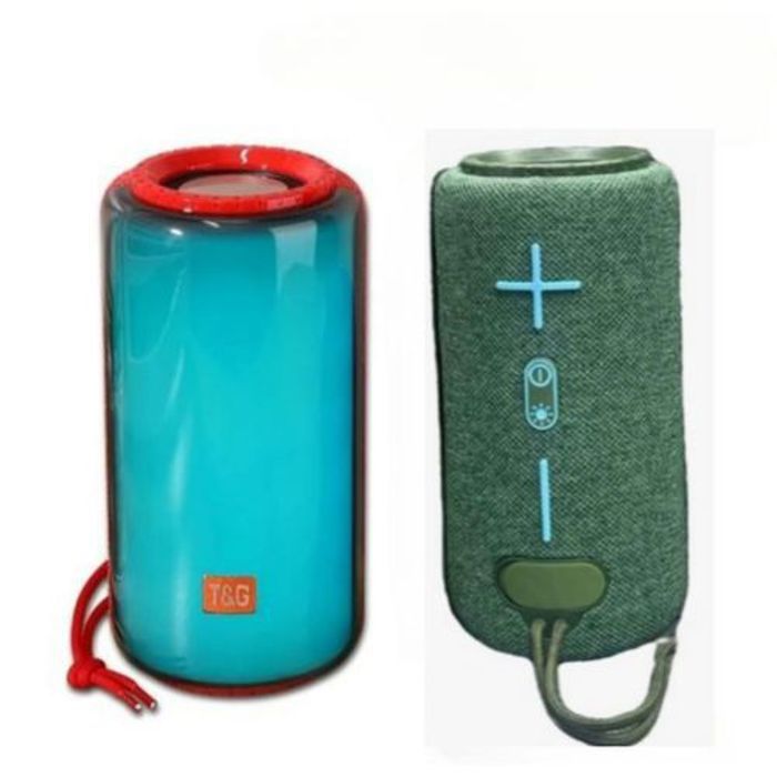 Haut-parleur Bluetooth - MARQUE - Modèle TG639 - Sans fil - Résistant à l'eau - 12h autonomie