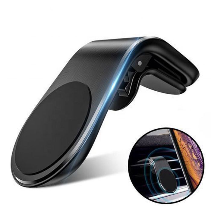 Support magnétique de téléphone portable pour voiture ,grille d'aération