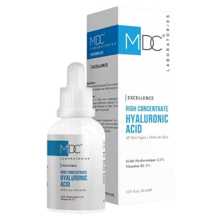 Sérum - MDC - Excellence - Acide Hyaluronique - 30 ml - Hydratation Intense