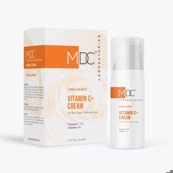 Crème - MDC - Brilliance Vitamin C - 50 ml - Éclaircissante - Antioxydante - Hydratante