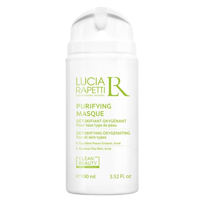 Masque - LUCIA RAPETTIR - Purifiant Detoxifiant - 100ml - Tous types de peau - Anti-acné
