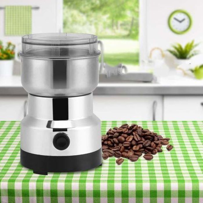 Moulin à Café Electrique en Acier Inoxydable pour Bureau Domicile Cuisine150W