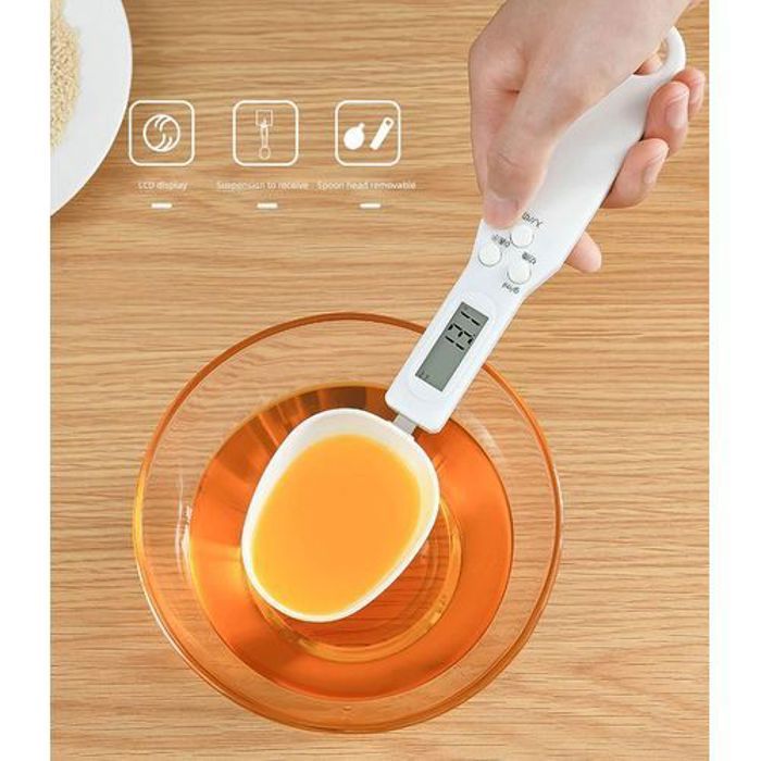 Offfre Cuillère balance portative électronique balance de cuisine numérique