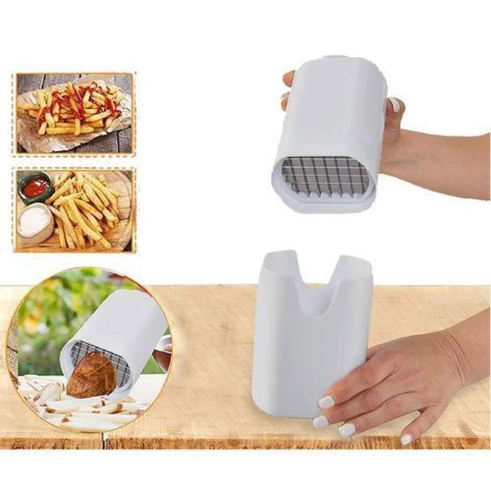 Lamacom Nouveau Coupe frites manuel Tata Frita Poussoir Découpe des