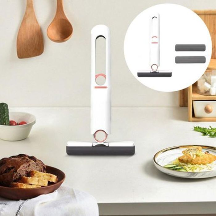 Mini Mop de nettoyage, Mini vadrouille absorbant l'eau avec Fonction essorage