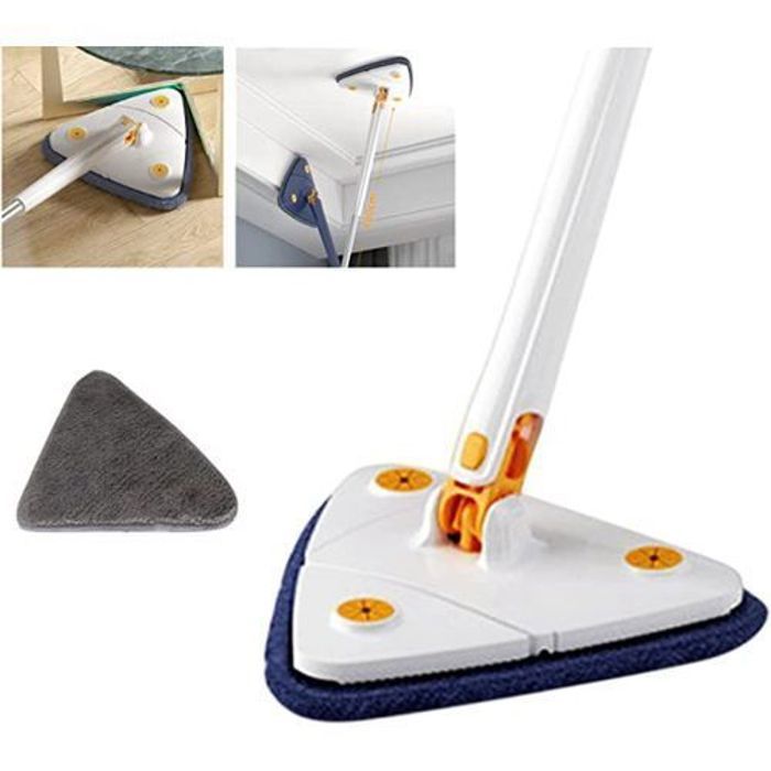 Vadrouille Triangulaire à Rotation 360° pour un Nettoyage Précis et Facile
