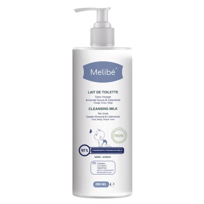 Melibé Bebe Lait de Toilette 200ml