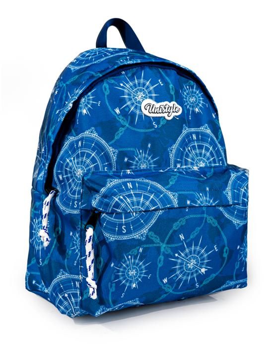 Sac à Dos - UNISTYLE - 16" - Tissu Imperméable - 2 Poches - Porte Clé Intégré