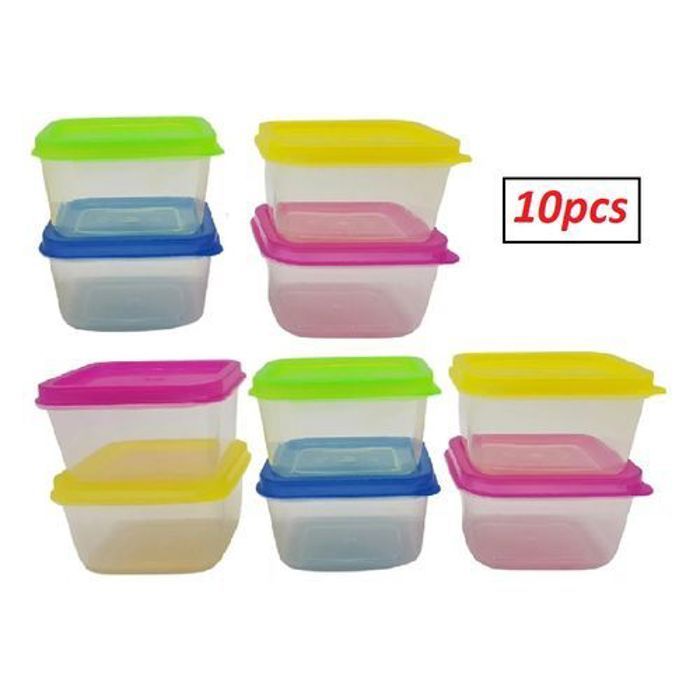 Offfre Ensemble de 10 petits contenants pour trempettes sauces vinaigrettes