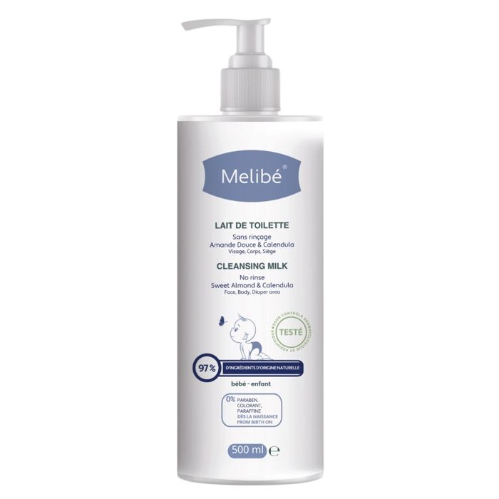Melibé Bebe Lait de Toilette 500ml