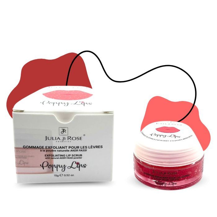 Gommage à lèvres - Julia & Rose - 15g - Vegan - Doux - Exfoliant