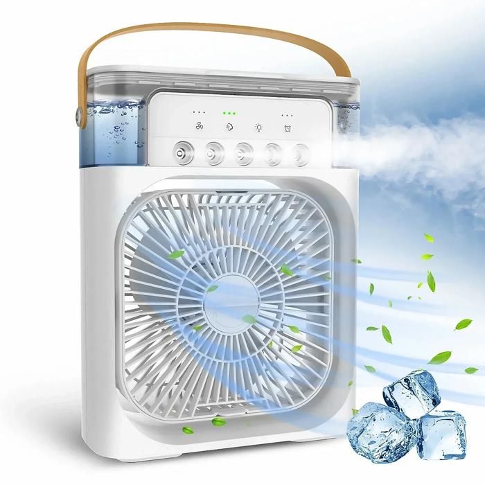 Climatiseur 3 en 1 - GENERIC - Mobile - Humidificateur - Ventilateur - 3 vitesses d'atomisation
