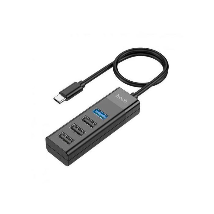 HB25 Adaptateur 4-en-1, Type-C mâle vers USB3.0,USB2.0, supporte jusqu'à 1 To de disque dur.