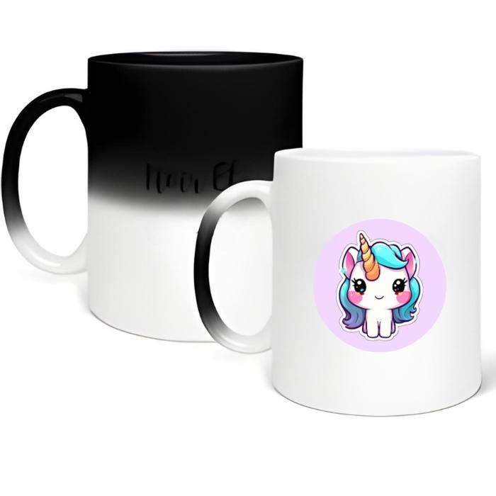 Mug - Stylish - Magique - Céramique - Noir - Cylindrique