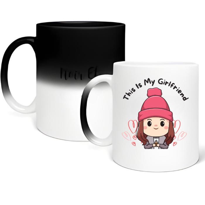 Mug magique - Stylish - 11 - Céramique - Noir - Design caché