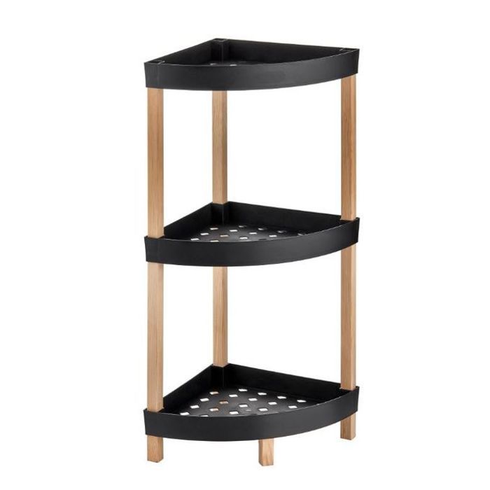 ETAGERE D ANGLE TRIPLE EN PLASTIQUE