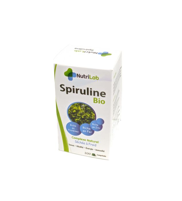 NutriLab Spiruline Bio 240 Comprimés