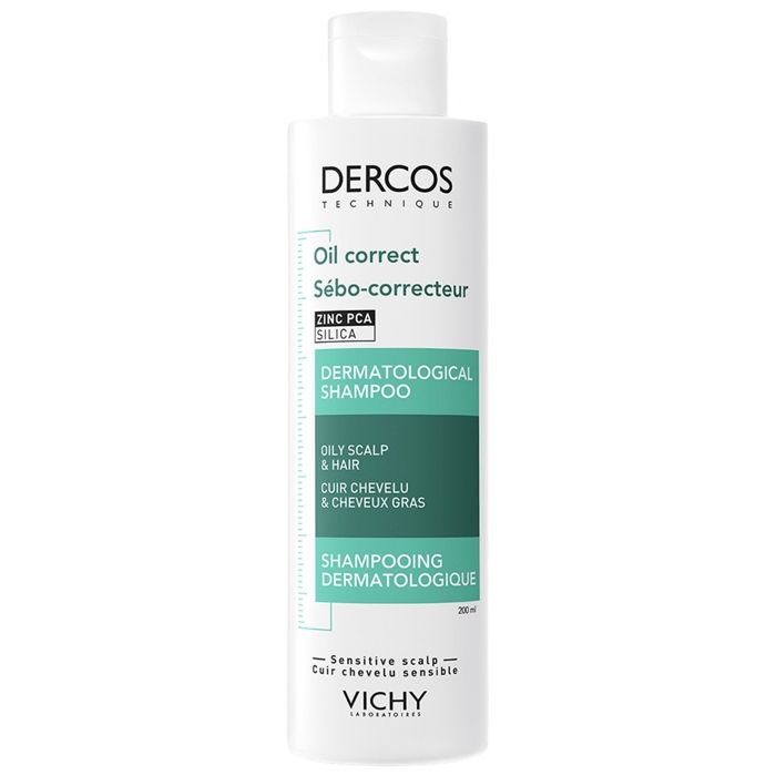 VICHY - Dercos Shampoing Traitant Sébo-Correcteur Cheveux Gras - 200ml