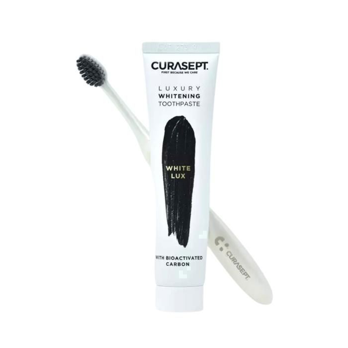 Curasept Dentifrice White Luxury 75ml +  Brosse a Dent PACK