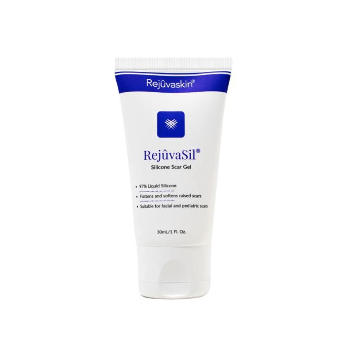 Gel de silicone pour cicatrices - REJUVASKIN - 30ml - Hypoallergénique - Tous types de peau - Texture gel