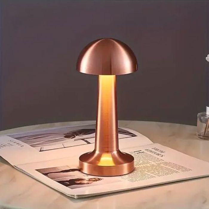 Lampe de table rétro LED rechargeable avec capteur tactile