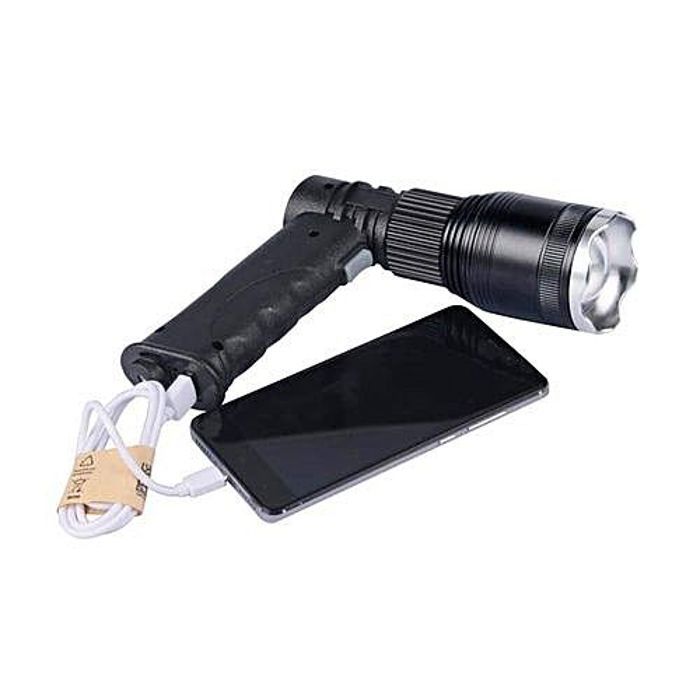 Torche Pistolet à 2 Km light D'une Puissance de 30W USB Charge . Power Banc