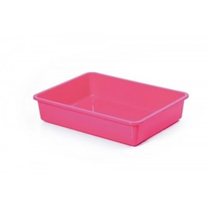 Bac à litière - Aléatoire - Rectangulaire - 43x33x9 cm - Hygiénique - Durable