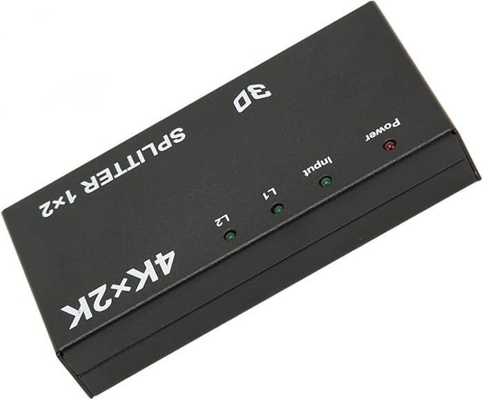 2 Port HDMI Splitter 1X2 HDMI Distributor HDMI 1 In 2 Out 3D et full HD1080P