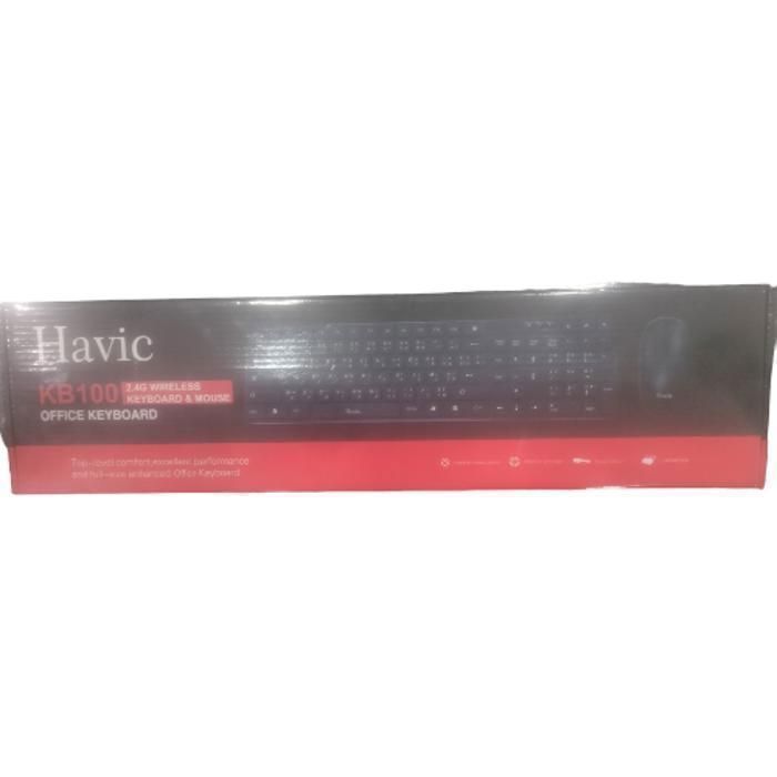 clavier souris sans fil kb100