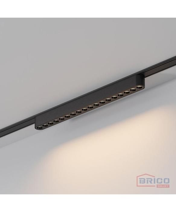 SPOT LED BRISTOL NOIR POUR RAIL MAGNETIQUE UT25 40V/DC 12W 3000K