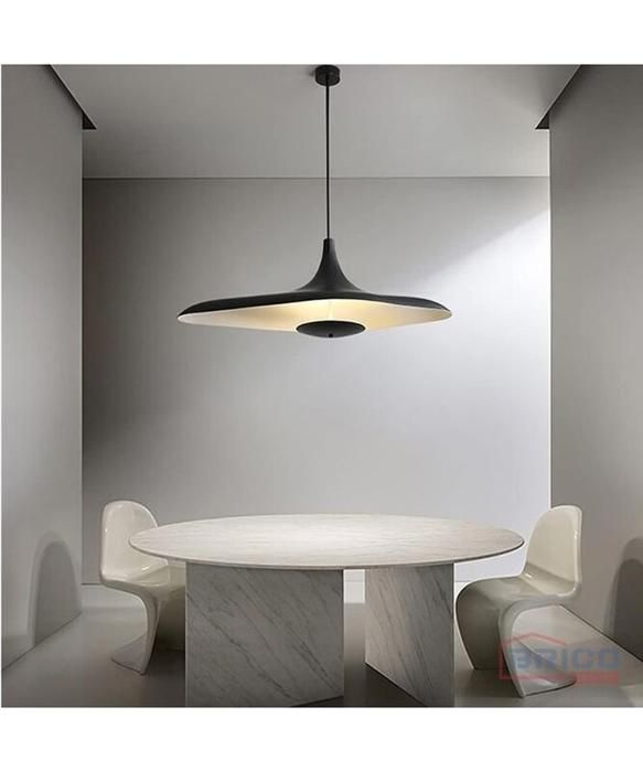 SUSPENSION LED VILMA NOIRE 380*300*600MM 12W 4000K
