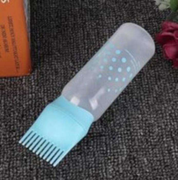 Distributeur d'huile et shampoing applicateur avec coloration avec peigne