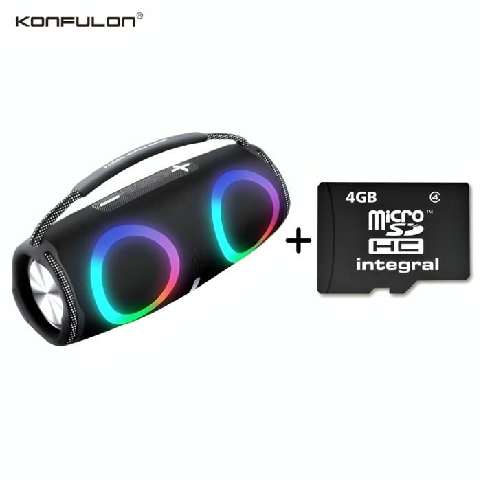 Haut-Parleur Konfulon F23 Original + Carte mémoire 4GB - Mini pack