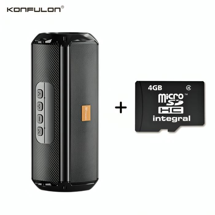 Haut-Parleur Konfulon F19 Original + Carte mémoire 4GB - Mini pack