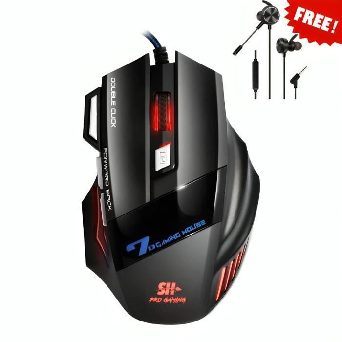 Souris Gamer Filiare M13 PRO GAMING Avec Écouteur Gaming Filiare GM-D3 GRATUIT
