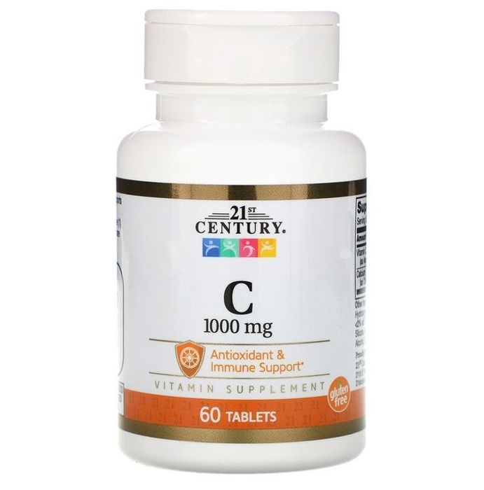 21st Century Vitamin C, 1,000 mg, 60 Tablets > Made in USA