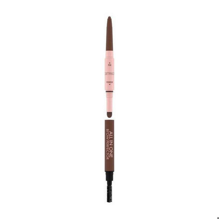 Crayon Sourcils - Catrice - All In One Brow Perfector - Couleur 020 - 3 Fonctions - Marron