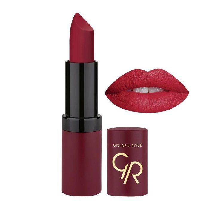 Rouge à lèvres - Golden Rose - Velvet Matte - Teinte 34 - Finition mate - Application facile