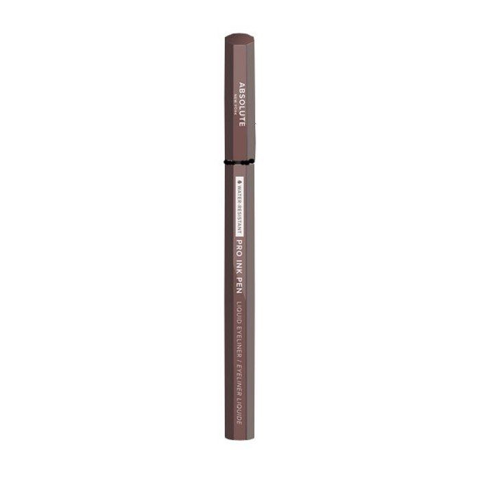 Eye liner - ABSOLUTE NEW YORK - PRO INK PEN - Marron foncé - Waterproof - Pointe ultra pointue