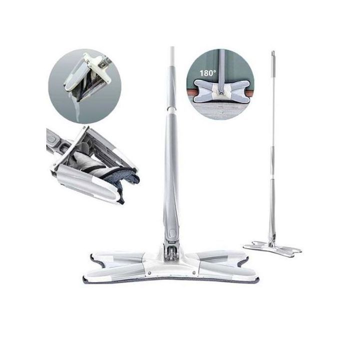 Balai serpillière en microfibre de type X, outil de nettoyage domestique professionnel